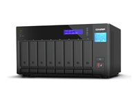QNAP TVS-h874T - Serveur NAS - 8 Baies - SATA 6Gb/s - RAID RAID 0, 1, 5, 6, 10, 50, JBOD, 60 - RAM 64 Go - 2.5 Gigabit Ethernet - iSCSI support TVS-H874T-I9-64G