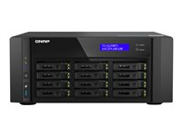 QNAP TS-h1290FX - Serveur NAS - 12 Baies - RAM 256 Go - 25 Gigabit Ethernet / 2.5 Gigabit Ethernet - iSCSI support TS-H1290FX-7302P-256G