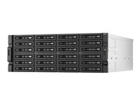 QNAP TL-R2400PES-RP - Baie de disques - 24 Baies (SATA-600) - PCIe x8 (externe) - rack-montable - 4U TL-R2400PES-RP