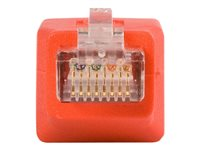 StarTech.com Cat6 Cable - Cat6 Crossover Adapter - GbE - Red - Ethernet Network Cable (C6CROSSOVER) - Adaptateur de câble inverseur - RJ-45 (M) pour RJ-45 (F) - CAT 6 - rouge C6CROSSOVER