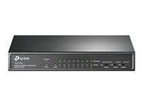 TP-Link TL-SF1009P - Commutateur - non géré - 8 x 10/100 (PoE+) + 1 x 10/100 - de bureau - PoE+ (65 W) TL-SF1009P