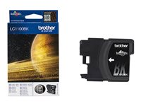 Brother LC1100BK - Noir - original - cartouche d'encre - pour Brother DCP-185, 385, 395, 585, J715, MFC-490, 5490, 5890, 5895, 6890, 790, 795, 990, J615 LC1100BK