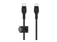 Belkin BOOST CHARGE - Câble USB - 24 pin USB-C (M) pour 24 pin USB-C (M) - 3 m - noir CAB011BT3MBK