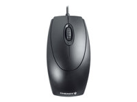 CHERRY WheelMouse - Souris - droitiers et gauchers - optique - 3 boutons - filaire - PS/2, USB - noir M-5450