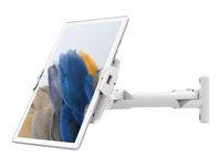 Compulocks Cling Bras oscillant Articulé pivotant et support tablete universal - Kit de montage (support mural, bras pivotant) - pour tablette - blanc 827WUCLGVWMW