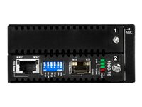 StarTech.com Convertisseur de média fibre optique 10 Gigabit Ethernet avec SFP+ ouvert - Géré - Convertisseur Ethernet cuivre vers fibre - Convertisseur de média à fibre optique - 10GbE - 10GBase-LR, 10GBase-ER, 10GBase-SR, 10GBase-LW, 100Base-TX, 1000Base-T, 10GBase-EW, 10GBase-T, 10GBase-SW - RJ-45 / SFP+ - pour P/N: SFP10GBBXDST, SFP10GBBXUST, SFP10GBLRMST, SFP10GBLRST, SFP10GBSRST, SFP10GBZRST ET10GSFP