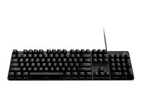 Logitech G413 SE - Clavier - rétro-éclairé - USB - QWERTY - R.-U. - commutateur : Tactile - noir 920-010555