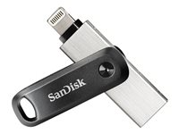 SanDisk iXpand Go - Clé USB - 256 Go - USB 3.0 / Lightning SDIX60N-256G-GN6NE
