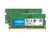 Crucial - DDR4 - kit - 32 Go: 2 x 16 Go - SO DIMM 260 broches - 2400 MHz / PC4-19200 - CL17 - 1.2 V - mémoire sans tampon - non ECC - pour Apple iMac avec écran Retina 5K (Mi-2017) CT2K16G4S24AM