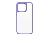 OtterBox React Series - Coque de protection pour téléphone portable - antimicrobien - polycarbonate, caoutchouc synthétique - purplexing - pour Apple iPhone 14 Pro 77-88894