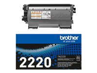 Brother TN2220 - Noir - originale - cartouche de toner - pour Brother DCP-7060, DCP-7065, DCP-7070, MFC-7360; FAX-2840, 2940; HL-2220, 2240, 2250, 2270 TN2220