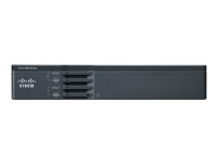 Cisco 867VAE - - routeur - - modem ADSL commutateur 4 ports - 1GbE - ports WAN : 2 - Montable sur rack C867VAE-K9
