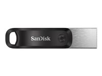 SanDisk iXpand Go - Clé USB - 128 Go - USB 3.0 / Lightning SDIX60N-128G-GN6NE