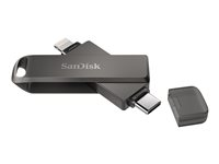 SanDisk iXpand Luxe - Clé USB - 128 Go - USB-C / Lightning SDIX70N-128G-GN6NE