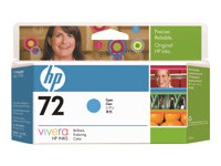 HP 72 - 130 ml - cyan - original - DesignJet - cartouche d'encre - pour DesignJet T1100, T1100ps, T1200, T1200ps, T1300, T610, T620, T770, T790 C9371A