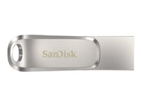 SanDisk Ultra Dual Drive Luxe - Clé USB - 256 Go - USB 3.1 Gen 1 / USB-C SDDDC4-256G-G46