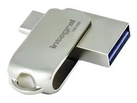 Integral 360-C Dual - Clé USB - 64 Go - USB 3.2 Gen 1 / USB-C INFD64GB360CDL3.0