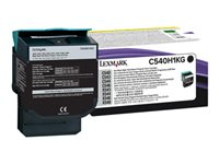 Lexmark - À rendement élevé - noir - original - cartouche de toner LCCP, LRP - pour Lexmark C540, C543, C544, C546, X543, X544, X546, X548 C540H1KG