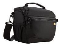 Case Logic Bryker - Sac à bandoulière pour appareil photo numérique avec lentilles - polyester 1680D - noir BRCS103