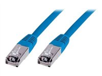 Uniformatic - Câble réseau - RJ-45 (M) pour RJ-45 (M) - 5 m - FTP - CAT 5e - moulé, bloqué - bleu 20225
