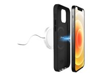 Puro SKYMAG - Coque de protection pour téléphone portable - compatibilité avec MagSafe - plastique - noir - pour Apple iPhone 12 Pro Max PUROCOQSKYMS1267BK