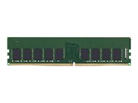 Kingston - DDR4 - module - 16 Go - DIMM 288 broches - 2666 MHz / PC4-21300 - CL19 - 1.2 V - mémoire sans tampon - ECC - pour Lenovo ThinkStation P330; P330 Gen 2; ThinkSystem SR250; ST250; ST50 KTL-TS426E/16G