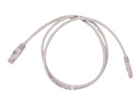 Uniformatic - Cordon de raccordement - RJ-45 (M) pour RJ-45 (M) - 1 m - FTP - CAT 6 - sans halogène, bloqué - gris 23061