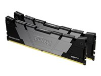 Kingston FURY Renegade - DDR4 - kit - 64 Go: 2 x 32 Go - DIMM 288 broches - 3200 MHz / PC4-25600 - CL16 - 1.35 V - mémoire sans tampon - non ECC - noir KF432C16RB2K2/64