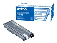 Brother TN2110 - Noir - original - cartouche de toner - pour Brother DCP-7030, 7040, 7045, HL-2140, 2150, 2170, MFC-7320, 7440, 7840, Justio DCP-7040 TN2110