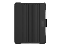 UAG Rugged Case for iPad Pro 12.9-in (5th Gen, 2021) - Metropolis Black - Étui à rabat pour tablette - robuste - noir - 12.9" - pour Apple 12.9-inch iPad Pro (4ème génération, 5ème génération) 122946114040