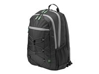 HP Active - Sacoche pour ordinateur portable - 15.6" - noir, vert menthe - pour Pavilion 13, 14, 15 1LU22AA#ABB