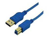 MCL - Câble USB - USB type A (M) pour USB Type B (M) - USB 3.0 - 1.8 m - bleu MC1G99AZMC923AB2B