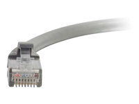 C2G Cat5e Booted Unshielded (UTP) Network Patch Cable - Cordon de raccordement - RJ-45 (M) pour RJ-45 (M) - 15 m - UTP - CAT 5e - moulé, sans crochet, bloqué - gris 83148