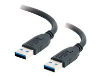C2G - Câble USB - USB type A (M) pour USB type A (M) - USB 3.0 - 3 m - noir 81679