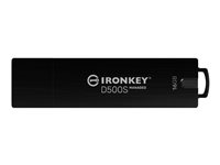 Kingston IronKey D500SM - Clé USB - chiffré - 16 Go - USB 3.2 Gen 1 - Conformité TAA IKD500SM/16GB