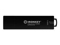 Kingston IronKey Keypad 200 - Clé USB - chiffré - 128 Go - USB 3.2 Gen 1 - Conformité TAA IKD500SM/128GB