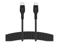 Belkin BOOST CHARGE - Câble USB - 24 pin USB-C (M) pour 24 pin USB-C (M) - 1 m - noir CAB011BT1MBK