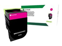 Lexmark 802XM - À rendement extrêmement élevé - magenta - original - cartouche de toner LCCP, LRP - pour Lexmark CX510de, CX510de Statoil, CX510dhe, CX510dthe 80C2XM0