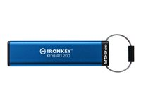 Kingston IronKey Keypad 200 - Clé USB - chiffré - 256 Go - USB 3.2 Gen 1 IKKP200/256GB