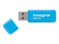 Integral Neon - Clé USB - 64 Go - USB 3.0 - bleu INFD64GBNEONB3.0
