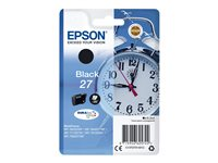 Epson 27 - 6.2 ml - noir - original - emballage coque avec alarme radioélectrique/ acoustique - cartouche d'encre - pour WorkForce WF-3620, WF-3640, WF-7110, WF-7610, WF-7620, WF-7715, WF-7720 C13T27014022