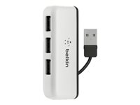 Belkin Voyage - Concentrateur (hub) - 4 x USB 2.0 - de bureau F4U021BT