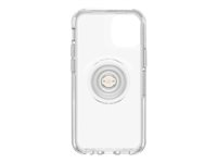 OtterBox Otter + Pop Symmetry Series - Coque de protection pour téléphone portable - polycarbonate, caoutchouc synthétique - pop transparent - pour Apple iPhone 12 mini 77-65760