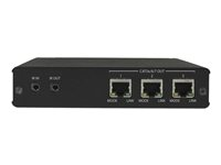StarTech.com Kit extendeur HDBaseT 3 ports avec 3 récepteurs - Splitter HDMI 1x3 via Cat5 - Système de distribution HDBaseT 1 vers 3 - 4K - Prolongateur audio/vidéo - jusqu'à 70 m ST124HDBT