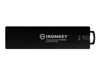 Kingston IronKey D500SM - Clé USB - chiffré - 8 Go - USB 3.2 Gen 1 - Conformité TAA IKD500SM/8GB