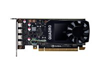 NVIDIA Quadro P1000 - Carte graphique - Quadro P1000 - 4 Go - PCIe x16 - 4 x Mini DisplayPort - pour Celsius J5010, W5010, W5011 S26462-F2222-L105