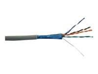 MCL - Câble en vrac - 50 m - paire torsadée écrantée (F/UTP) - CAT 5e - IEEE 802.5 - gris C5ERBT/50