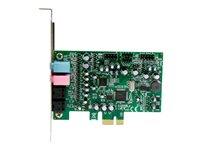 StarTech.com Carte son PCI Express 7.1 canaux pour son surround - 24 bit 192 KHz - Carte audio PCIe avec ports SPDIF et Mini-Jack 3,5 mm - Carte son - 192 kHz - 7.1 - PCIe - CM8828 - profil bas - pour P/N: BNDTB10GI, BNDTB210GSFP, BNDTB310GNDP, BNDTB410GSFP, BNDTB4M2E1, BNDTBUSB3142 PEXSOUND7CH