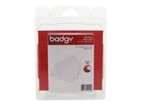Badgy - Polychlorure de vinyle (PVC) - 30 mil - blanc - 100 carte(s) cartes - pour Badgy 100, 200, 1st Generation CBGC0030W