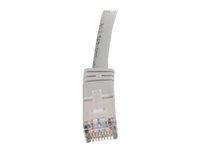 C2G Cat5e Booted Shielded (STP) Network Patch Cable - Cordon de raccordement - RJ-45 (M) pour RJ-45 (M) - 4 m - STP - CAT 5e - Moulé - gris 83753